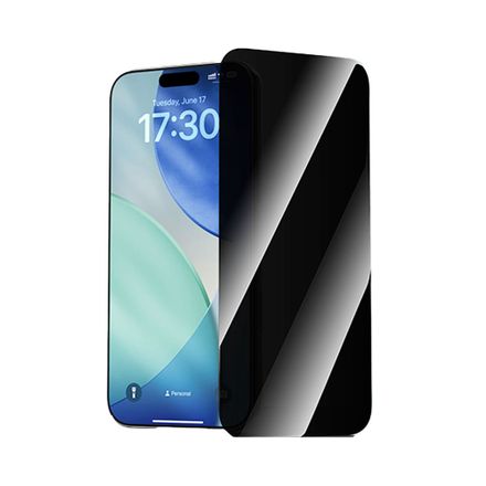 Devia ochranné sklo Ultra Series Diamond Privacy pre iPhone 18 Pro - Black Frame