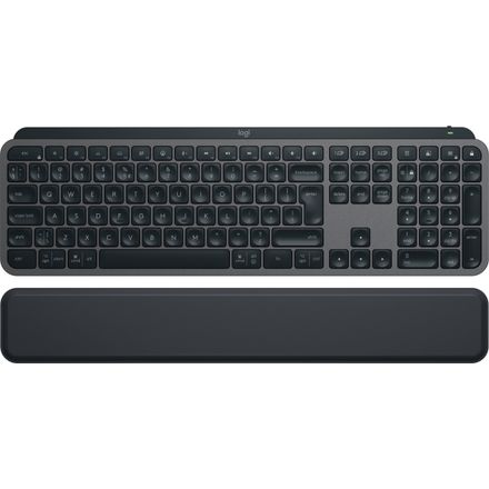Logitech MX Keys S - bezdrôtová podsvietená klávesnica + opierka dlane - US - grafitová