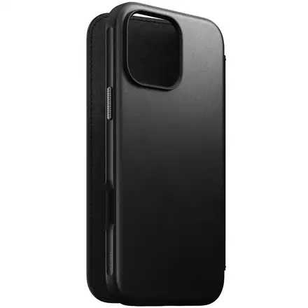 Nomad puzdro Modern Leather Folio Magsafe pre iPhone 16 Pro Max - Black