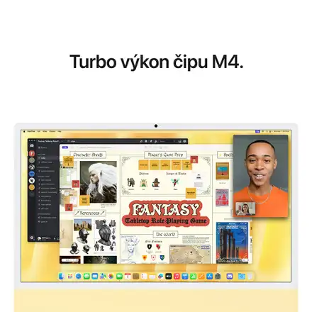 iMac 24" 4.5K Apple M4 10C CPU 10C GPU 16GB 256GB Žltý SK