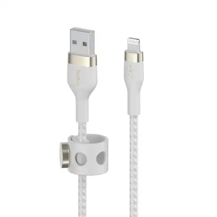 Belkin kábel Boost Charge Pro Flex USB-A to Lightning 3m - White