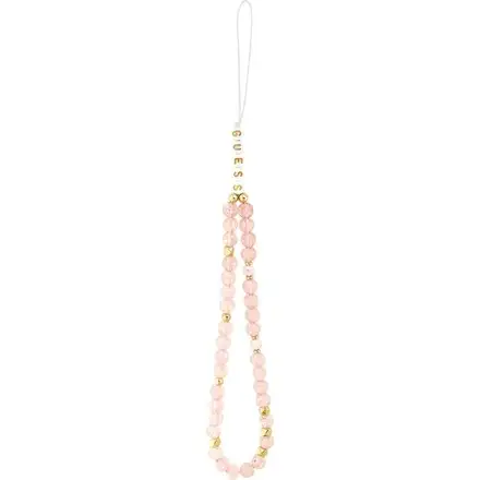 Guess IML Flowers Allover Strap MagSafe kryt iPhone 17 ružový