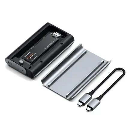 Satechi USB4 NVMe SSD Pro Enclosure - Space Gray Aluminium