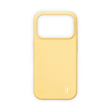 iDeal Silicone Case MagSafe iPhone 17 Pro Soft Lemon