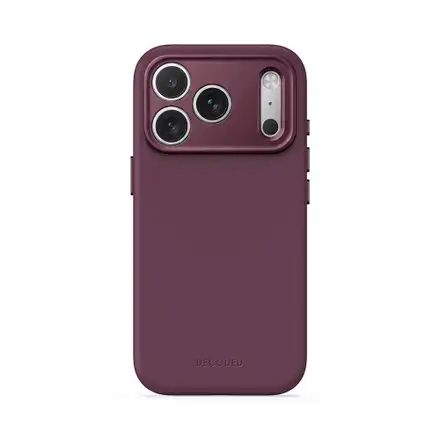 Decoded kryt Silicone Case Magsafe pre iPhone 18 Pro - Plum
