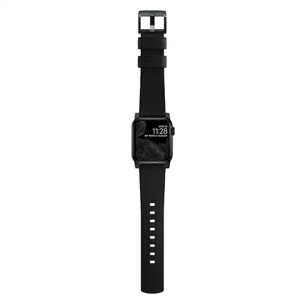 Nomad kožený remienok pre Apple Watch 44-49mm - Active Pro Black/Black Hardware