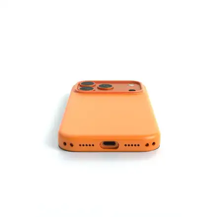 Devia kryt Nature Series Silicone Magnetic Case pre iPhone 17 Pro - Orange