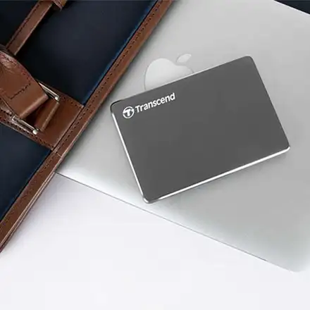 Transcend ext. HDD 2TB StoreJet 25C3N USB 3.1 - Iron Gray Aluminium