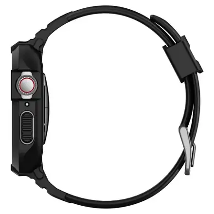 Spigen kryt Rugged Armor Pro pre Apple Watch 4/5/6/7/8/SE 44/45mm - Black