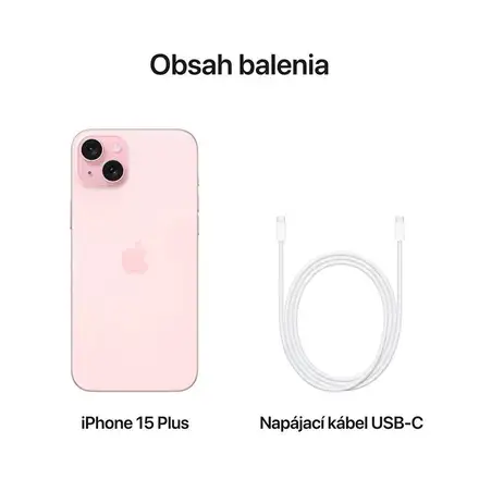 iPhone 15 Plus 128 GB ružová *Trieda A*