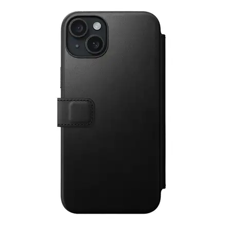 Nomad puzdro Modern Leather Folio Magsafe pre iPhone 15 Plus - Black