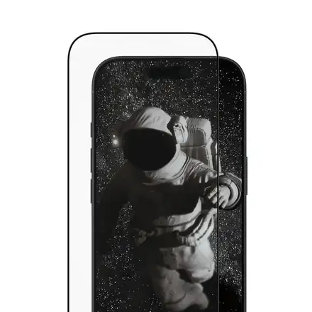 PanzerGlass ochranné sklo UWF Ceramic II pre iPhone 17/16 Pro - Black Frame