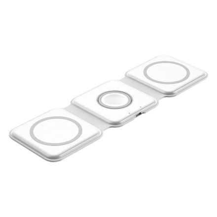 Sdesign 3 in 1 Folding Wireless Charger - White