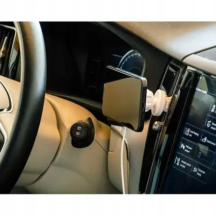 ER POWER držiak do auta Car Vent Mount pre Magsafe + 20W Charger - White