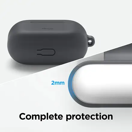 Elago Airpods 3 Silicone Hang Case - Dark Grey