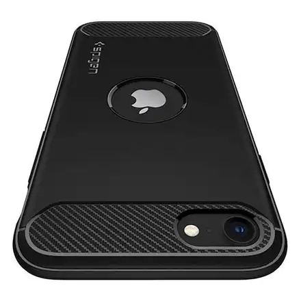 Spigen kryt Rugged Armor pre iPhone SE 2020 - Black