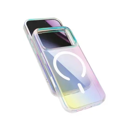 Epico Holographic Hero Mag+ Case iPhone 17 Pro/18 Pro Qi2 & MagSafe kompatibilní - holografická