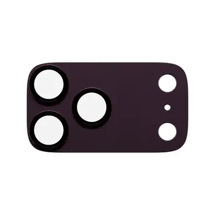 PanzerGlass Fender Camera Protection pre iPhone 18 Pro Max - Dark Cherry
