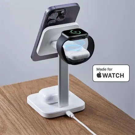 ESR 3-in-1 Watch Wireless Charging Set - White