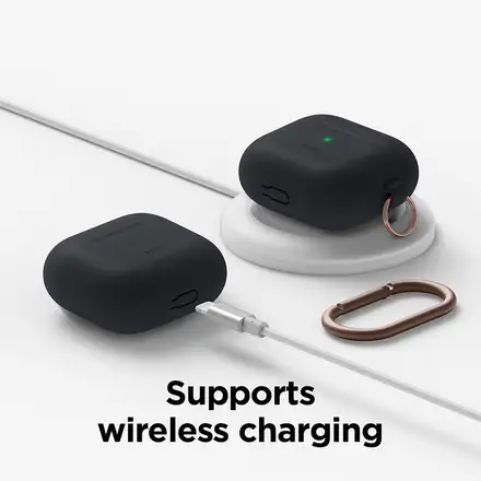 Elago Airpods 3 Silicone Hang Case - Black