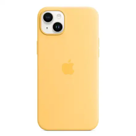 Apple iPhone 14 Plus Silicone Case with MagSafe - Sunglow