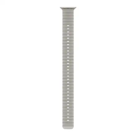 Apple Watch 49mm Translucent Grey Ocean Band Extension - Natural Titanium Finish