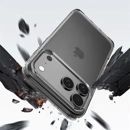 Devia kryt Pure Clear Shockproof Case pre iPhone Air - Clear