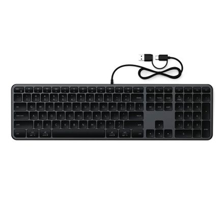 Satechi klávesnica Slim LX3 Wired Keyboard - Space Black