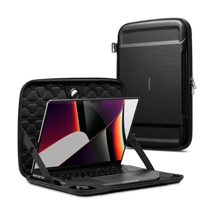 Spigen puzdro Rugged Armor Pro pre Macbook Pro 14" M1/M2/M3/M4 - Black