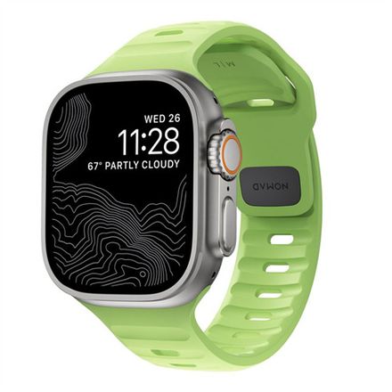 Nomad remienok Sport Strap pre Apple Watch 44-49mm - Glow 2.0
