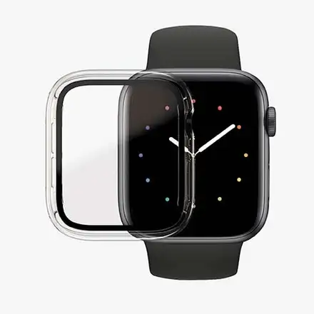 PanzerGlass ochranné sko Full Body AB pre Apple Watch 4/5/6/SE 44mm - Clear
