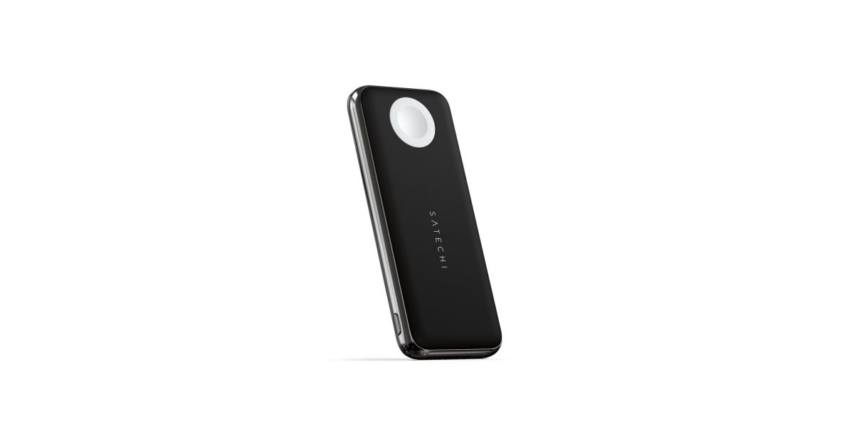 Satechi Quatro bezdrôtová powerbanka 10 000 mAh vesmírne šedá