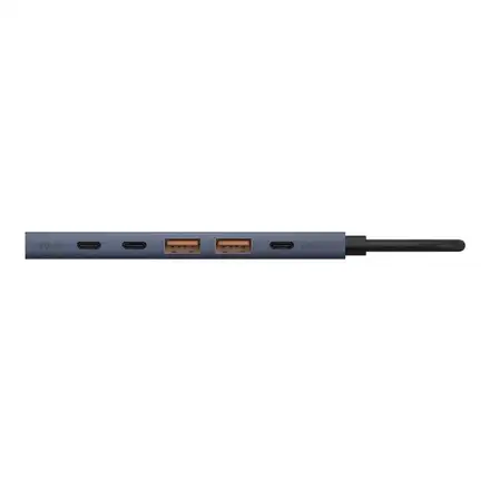 Adam Elements USB-C Hub DE06 6-in-1 - Blue