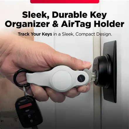 KeySmart Air Flex s púzdrom pre AirTag - biela
