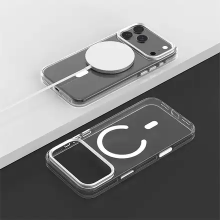 Devia kryt Crystal Shockproof Magnertic Case pre iPhone 17 Pro - Clear