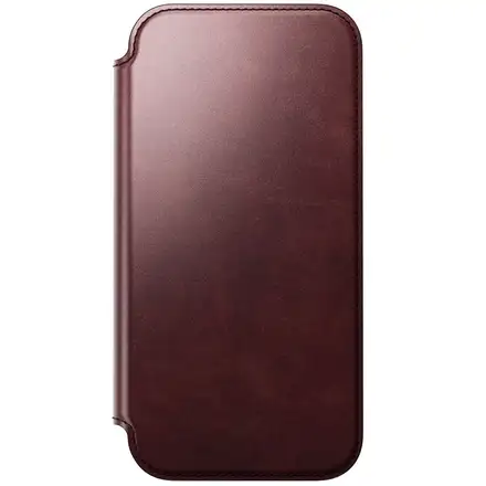Nomad puzdro Modern Leather Folio Magsafe Horween pre iPhone 17 Pro Max - Burgundy Chromexcel