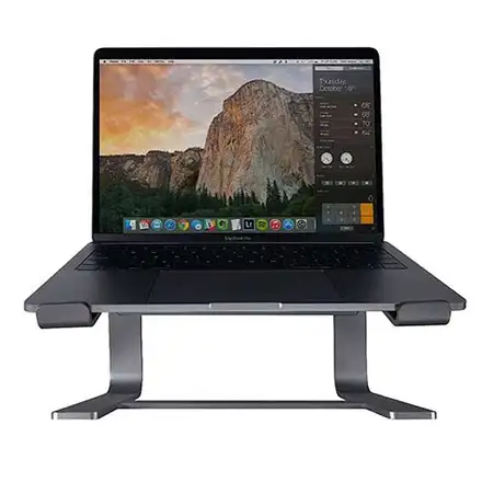 Macally stojan Astand pre Macbook - Space Gray Aluminium