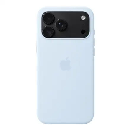 iPhone 18 Pro Max Silicone Case with MagSafe - Crisp Blue
