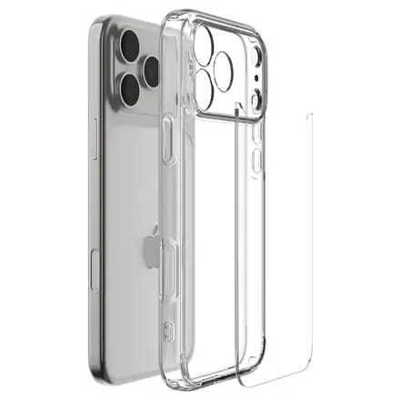 Spigen kryt Ultra Hybrid pre iPhone 17 Pro - Crystal Clear