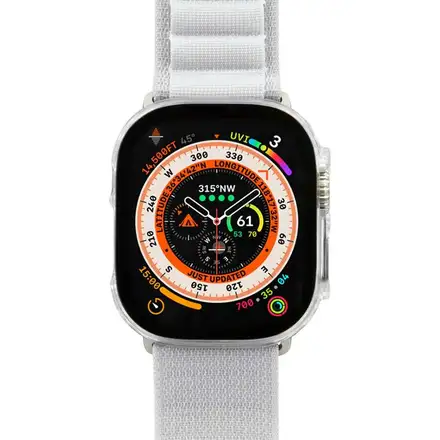 LAUT kryt Shield Watch Case pre Apple Watch 41mm - Clear