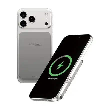 PanzerGlass EMPOWER Wireless Qi2 Powerbank 5.000 mAh - Titanium