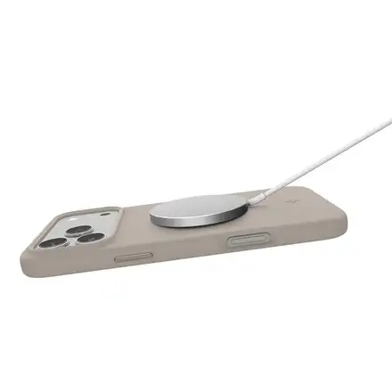 Spigen kryt Silicone Fit Magsafe pre iPhone 17 Pro - Stone