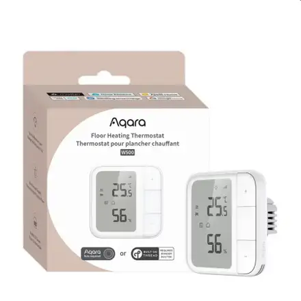 Aqara Smart Home Termostat pre podlahové kúrenie W500, Zigbee a Thread