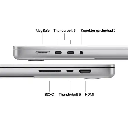 MacBook Pro 16" Apple M5 Max 18C CPU 32C GPU 36GB 2TB Strieborný SK