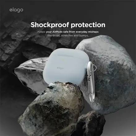 Elago puzdro Silicone Hang Case pre Airpods 4/5 - Jean Indigo