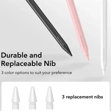 ESR stylus Geo Digital Pencil with built-in Apple Find My Technology - White