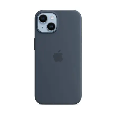 Apple iPhone 14 Silicone Case with MagSafe - Storm Blue