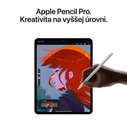 iPad Pro 11" Wi-Fi 2TB sklo s nanotextúrou - Strieborný (2024)