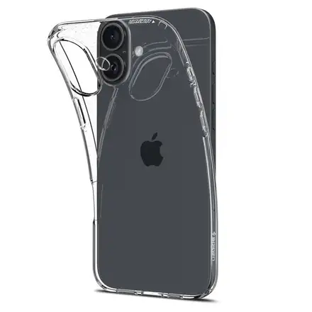 Spigen kryt Liquid Crystal pre iPhone 16 - Crystal Clear