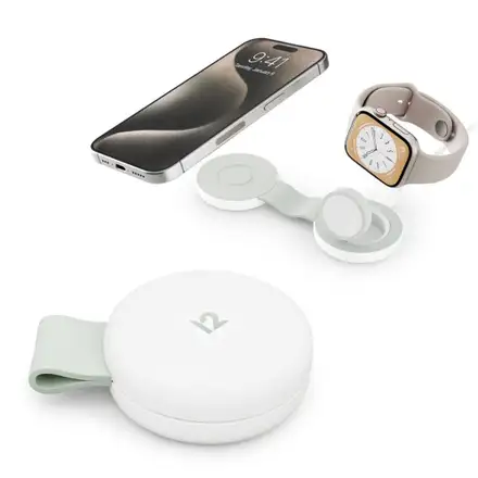 TwelveSouth ButterFly SE 2-in-1 Qi2 Charger - White